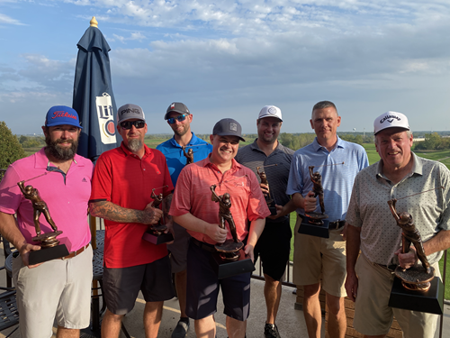 NPC 2021 trophy winners.